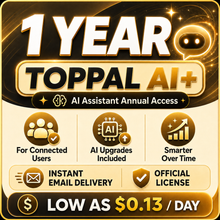 Load image into Gallery viewer, ‼️32%OFF+Online Radio‼️【AI+ Upgrade Entry Code】Toppal Voice AI+ Assistant Code – 1Year Access | ChatGPT-Powered | For Connected Users