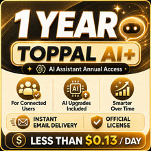 تحميل الصورة إلى عارض المعرض، كود ترخيص Toppal AI Assistant - خطة ChatGPT Premium (ترقية أو تمديد لمدة شهر واحد)
